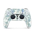 MightySkins Gaming Skin for PS5 / Playstation 5 Controller - Blue Seashells | Protective Viny wrap | Easy to Apply and Change Style | Made in The USA