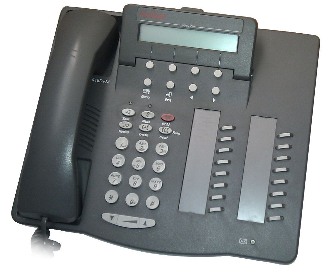 Avaya 6416D+M Phone Gray (Renewed)