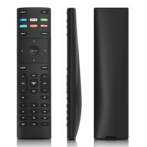 XRT136 Universal TV Remote Control for Vizio Smart TV D24f-F1 D32f-F1 D43f-F1 D50f-F1 P75-E1 E43-E2 E50-E1 E50x-E1 E55-E1 E55-E2 E60-E3 E65-E0 E65-E1