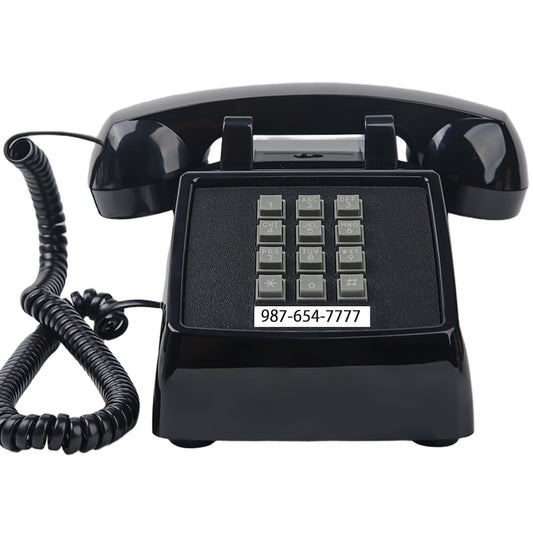 TangYeah Classic Retro Landline Phone (Mechanical Ringer), Vintage Desk Phone (Hearing Aid Compatible), 2500 Desk Phone,Old Fashion Corded Telephone