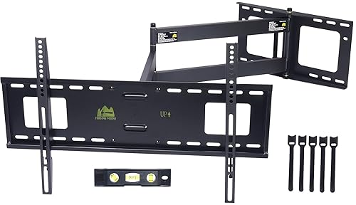 FORGING MOUNT Long Extension TV Mount Full Motion Wall Bracket with 42 inch Long Arm Articulating TV Wall Mount for 42 to 80 Inch Flat/Curve TVs, VESA