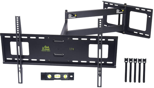 FORGING MOUNT Long Extension TV Mount Full Motion Wall Bracket with 42 inch Long Arm Articulating TV Wall Mount for 42 to 80 Inch Flat/Curve TVs, VESA