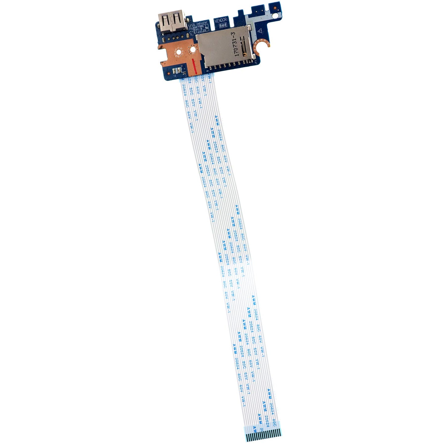 Deal4GO USB SD Card Reader Board w/Cable Replacement for HP 15-BS 15-BW 15-BU 250 G6 255 G6 15T-BR 15T-BS 15Z-BW CSL50 LS-E795P