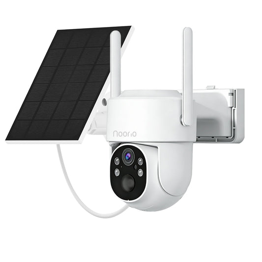 Noorio Solar Security Cameras Wireless Outdoor, 5G & 2.4G WiFi Cameras for Home Security, 1080P Battery Powered Outdoor Camera, No Monthly Fee
