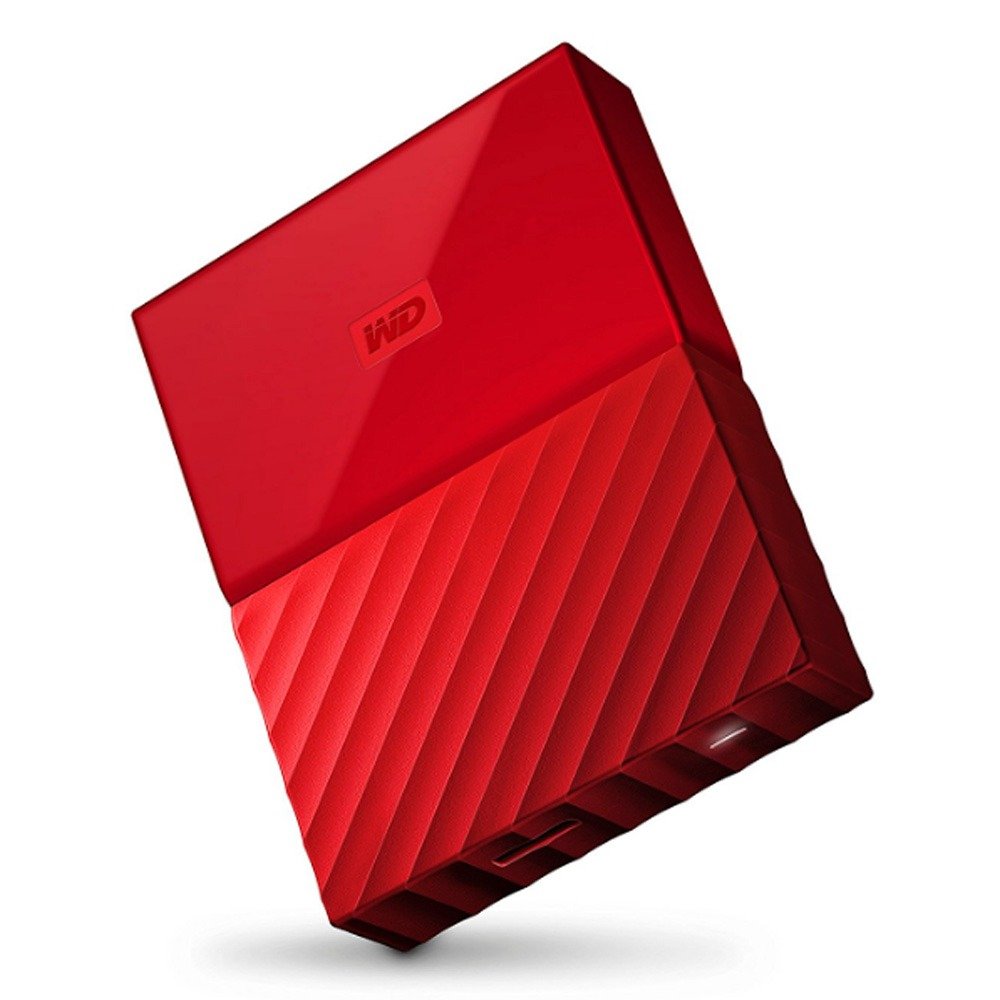 WD 3TB Red My Passport Portable External Hard Drive - USB 3.0 - WDBYFT0030BRD-WESN