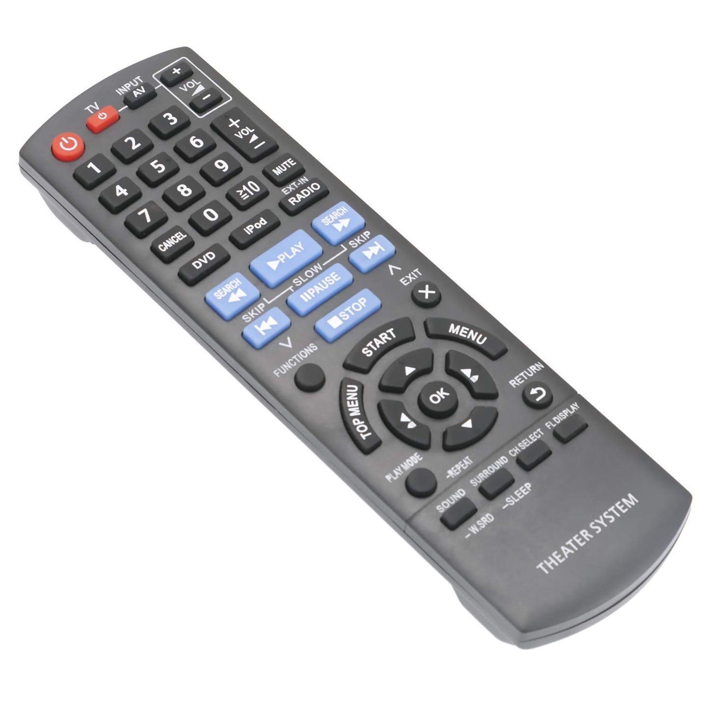 New N2QAYB000702 Remote Control fit for Panasonic DVD Home Theater Sound System SCXH170 SAXH170 SC-XH170 SA-XH170