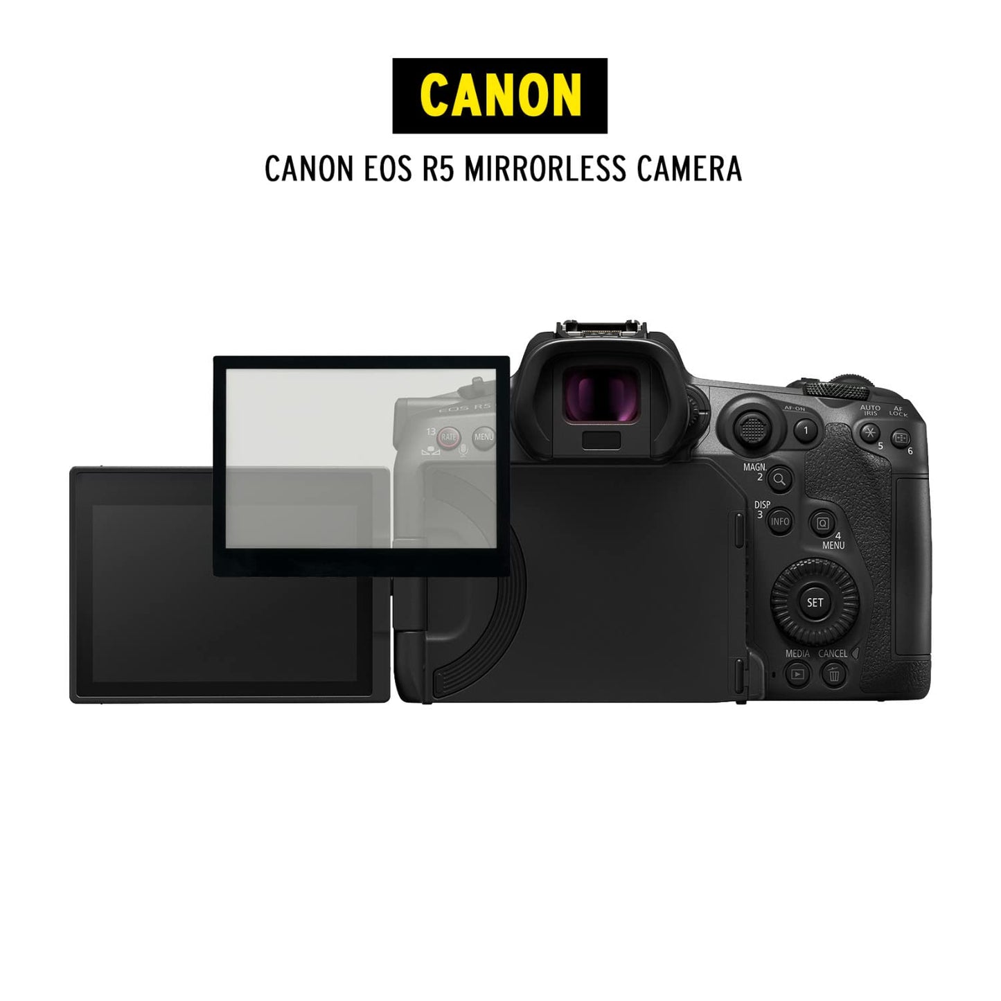 Koah LCD Ultra Armor Screen Protector for Canon EOS R5 Mirrorless Camera, 0.3mm Ultra-Thin Optical Protector Glass, Anti-Bubble Anti-Fingerprint