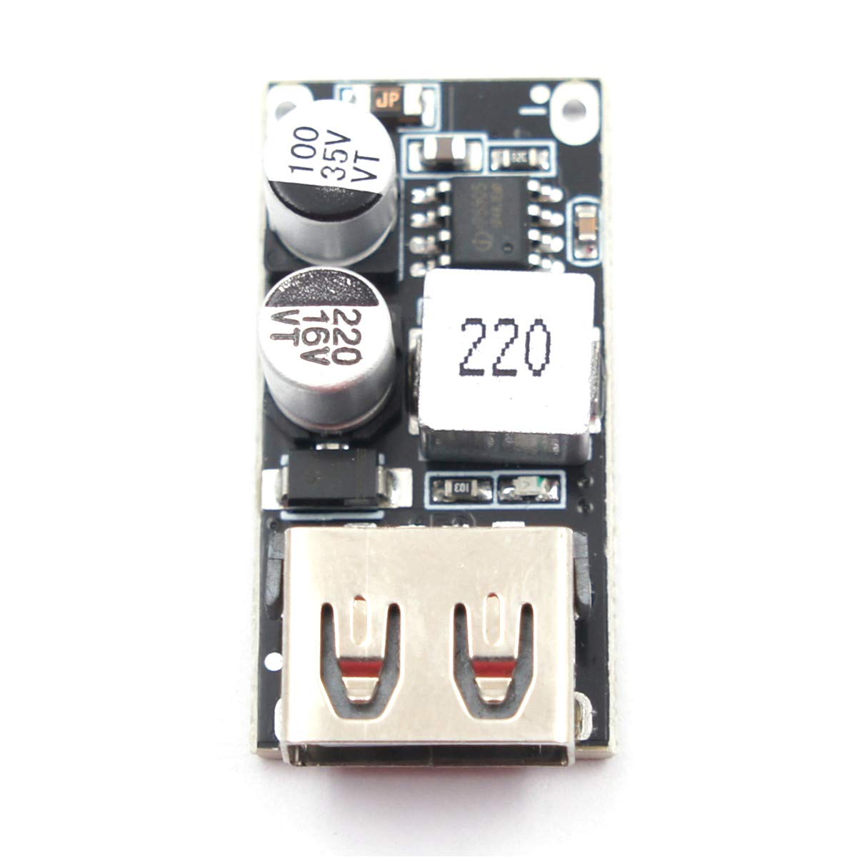 (5 Pack) JacobsParts 24W USB QC 3.0 Fast Charge Step-Down Buck Power Module DC 12V 24V Input