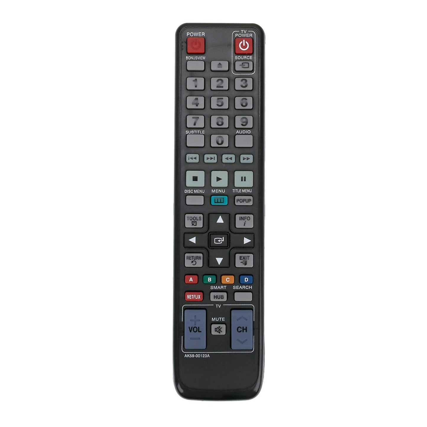 AK59-00123A Replace Remote for Samsung Player BD-D5500 BD-D5700 BD-D6100C BDD700