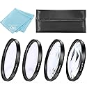 82mm Close-Up Filter Kit (+1 +2 +4 +10) - 4-Piece Diopter Macro Lens Filters with Metal Rings for Canon EF 16-35mm f/2.8L, EF 24-70mm f/2.8L, FE