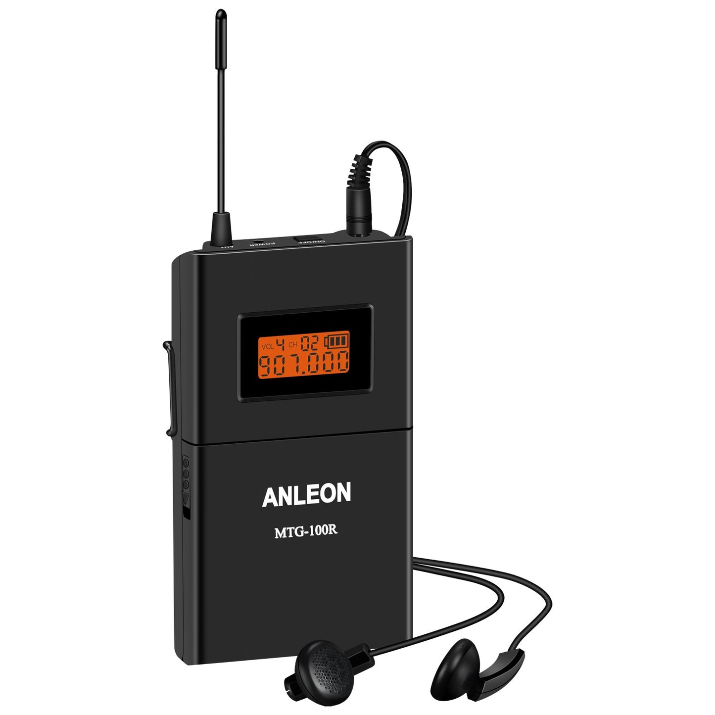 ANLEON Tour Guide Wireless System Church System MTG-100 1 Transmitter 1Receiver