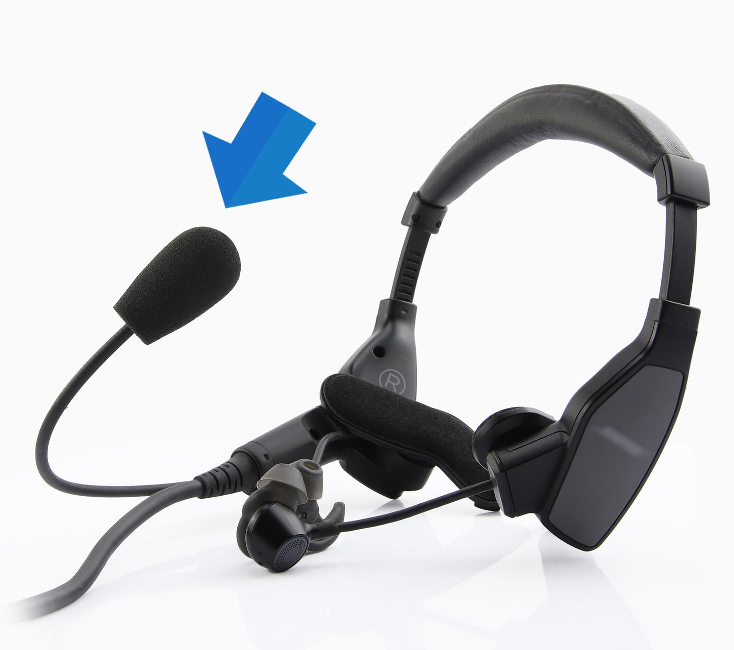 LEFXMOPHY Windscreen for Bose Proflight Series 2 Aviation Headset Mic Cover Spongue Pop filter 3-Pack Microphone Foam
