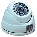 BlueFishCam 4.0MP AHD Camera,TVI,CVI 3-in-1 with OSD 3.6mm Lens 4MP 2K White Alluminum Dome CCTV Security Camera Waterproof Infrared 24 LED Night