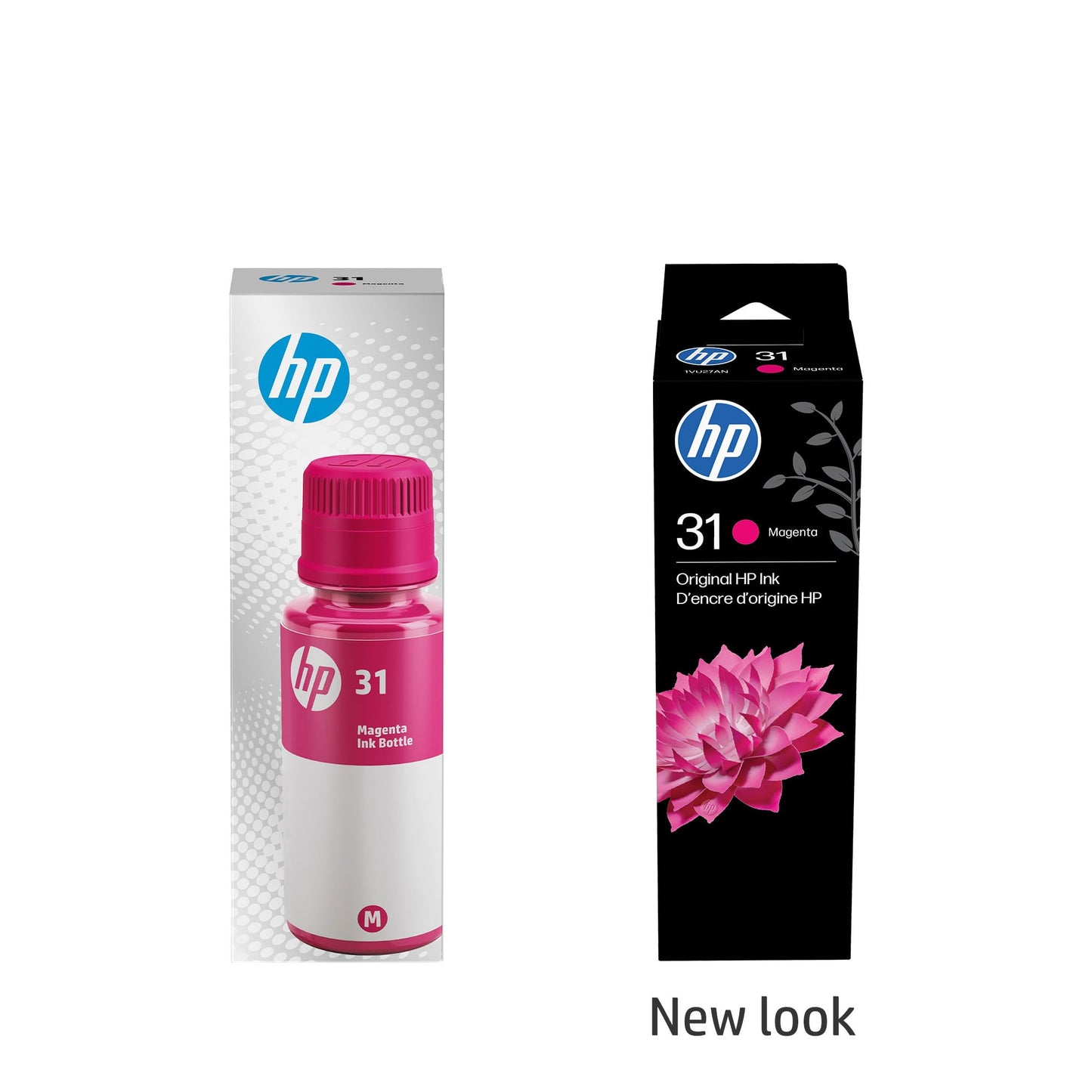 HP 31 | Ink Bottle | Magenta | Up to 8,000 Pages per Bottle | Works Smart Tank Plus 651 Smart Tank Plus 551 | 1VU27AN | Packaging May Vary