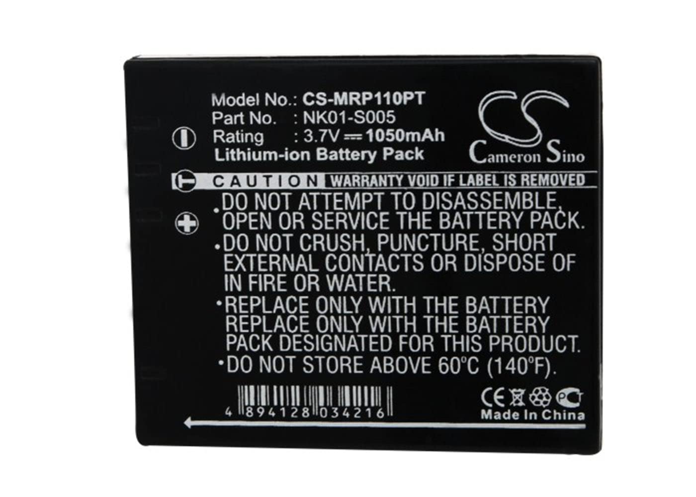 VINTRONS 1050mAh Battery for FAVI Mini Projector, PJM-1000,
