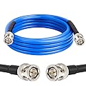 XRDS -RF 6FT SDI Cable, 3G/6G-SDI Cable BNC Digital Video Cables 75 Ohm RG59 BNC Male Cables for 3G/6G HD SDI Monitor Video Recorder Converter