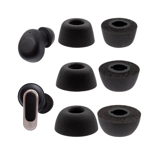 Replacement Ear Tips for JBL Vibe Buds/Tour Pro 2 / Tour Pro 3 Earbuds, Memory Foam Tips Compatible with JBL Live Pro 2 / Live Free 2 Earbuds, 3 Pairs