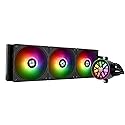 Thermalright Aqua Elite 360 V6 ARGB Black CPU Liquid Cooler, 360 Cooling Row Size,3x120mm Water Radiator,AMD: AM4/AM5,Intel