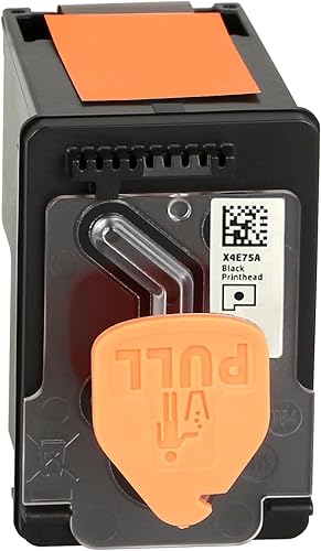 X4E75A Printhead Use for HP 7600 7300 7000 6000 5100 5000 660 600 530 500 Series Smart Tank Plus 651 550 570 580 650 Series (1 Pack X4E75A Black Print