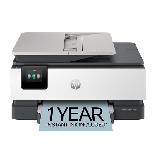 HP OfficeJet Pro 8139e Wireless All-in-One Color Inkjet Printer, Print, scan, Copy, fax, ADF, Duplex Printing Best-for-Home Office, 1 Year Instant Ink