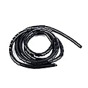 Yosoo Spiral Cable Wrap 6mm Black 2M Cable Organizer for Cord Management