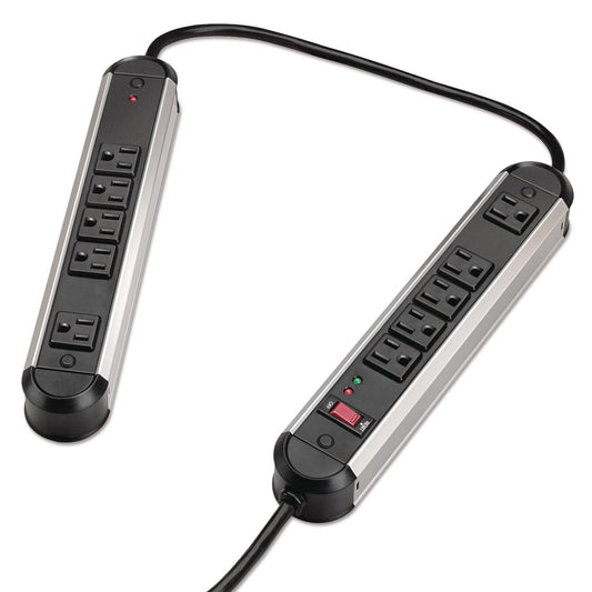 Fellowes 99082 Surge Protector,1250 Joules,10 Outlets,6-Ft Cord,Black