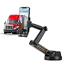 EVEMANT Phone Mount for Truck, Truck Phone Holder Mount Heavy Duty, Dashboard Windshield Phone Holder for Semi Truck, Suction Cup Phone Mount