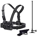 Insta360 New Snow Bundle Mounting Kit X5/X4/X3/X2/X 360 Cameras | Compatible ACE/ACE PRO/ONE R/RS/GO 3S/3, EVO and GoPro 12/11/10/9/MAX, DJI Osmo