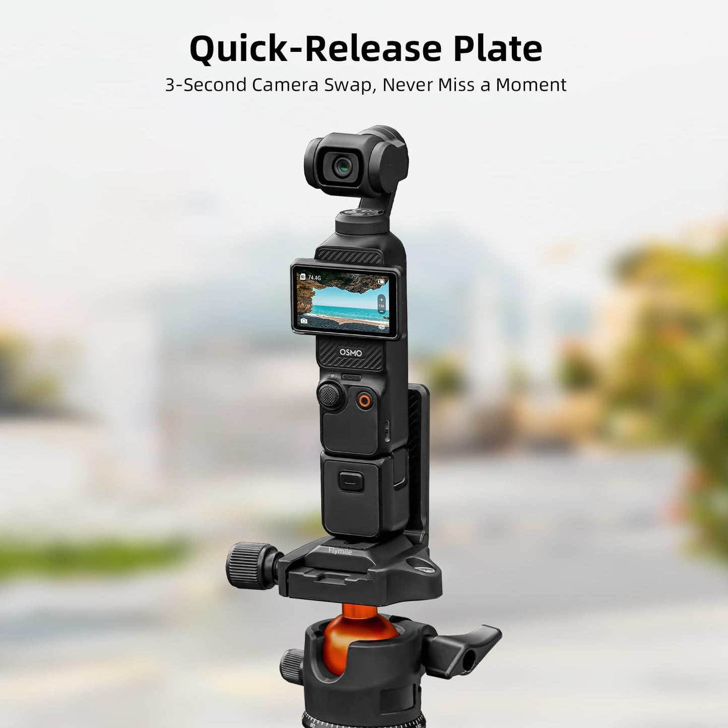 Magnetic Mount for Insta360 X5 X4, L Bracket Magnet Holder Stand Base with 1/4" & Arca QR Adapters for Tripod, for Insta 360 X5 X4 X3, for DJI OSMO