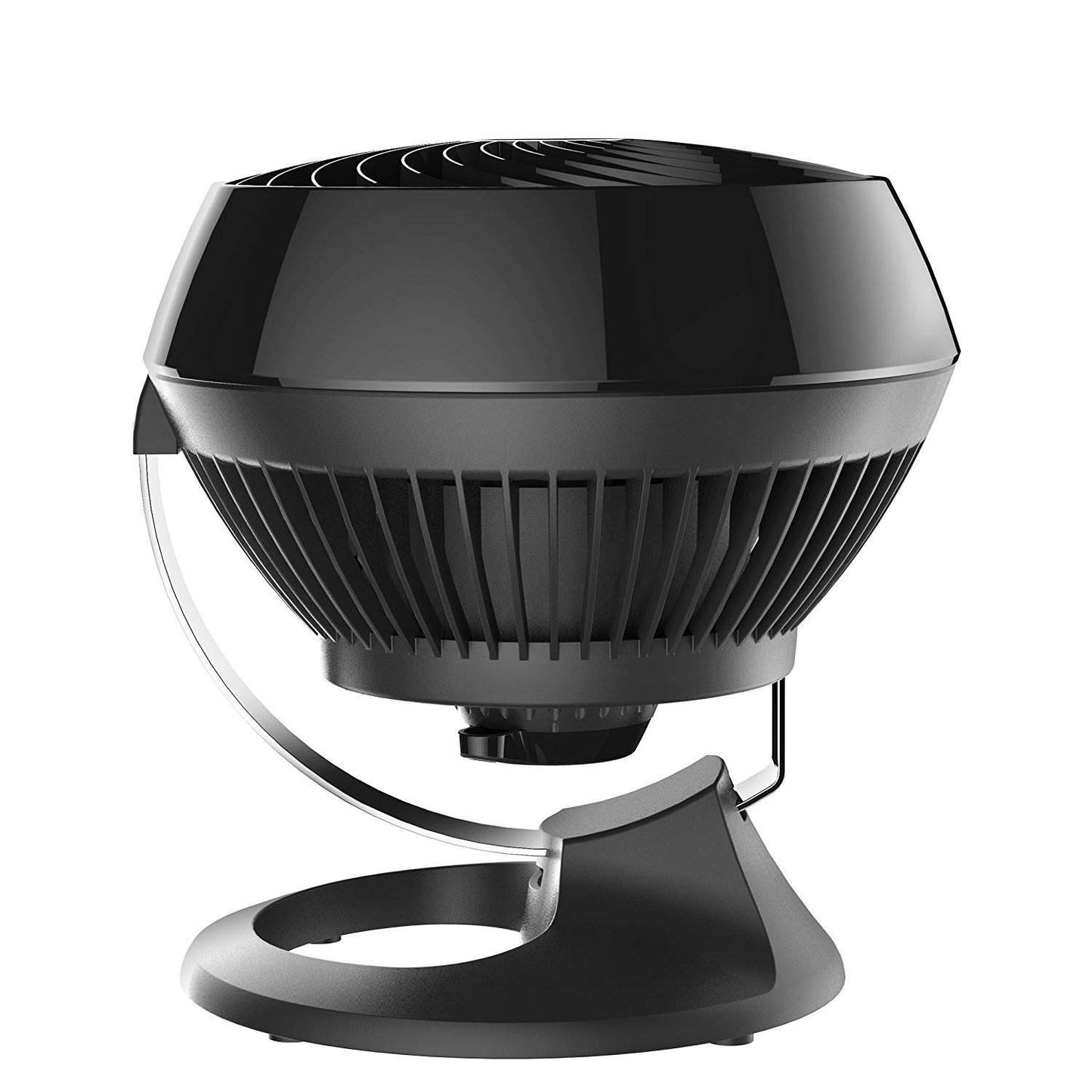 Vornado 460 Small Desk Fan with 3 Speed Settings, Adjustable Tilt Chrome Glide Bar, for Bedroom, Office, Home, Air Circulation up to 70 Feet, Quiet