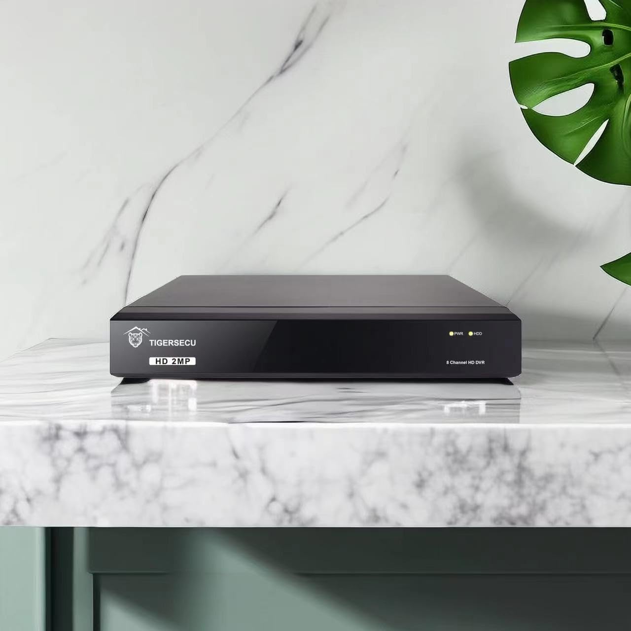 TIGERSECU Super HD 1080P 8 Channel DVR Security Recorder with 1TB Hard Drive, Hybrid 6-in-1 CCTV DVR Recorder Compatible with 2MP and 5MP TVI, AHD