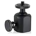 Adjustable Trail Camera Mount Mini Ball Head Adapter - Universal Compatible with Hunting Game Cameras, for Outdoor Security & Wildlife Monitoring