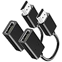 ANDTOBO HDMI Male to Female HDMI High-Speed Extension Cable for Google Chrome Cast,Roku Stick,TV Stick,Xbox,PS3/4-2Pack
