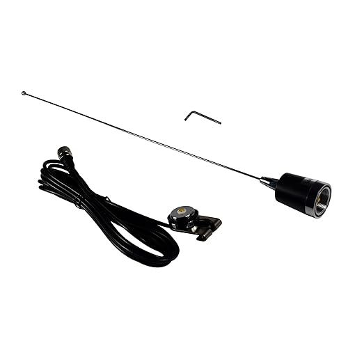 HQRP Dual Band Antenna, 144MHz VHF and 430MHz UHF Two Way Antenna for Motorola Kenwood Icom Vertex Blackbox HYT Hytera Mobile Radios with NMO Mount
