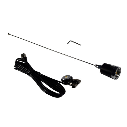 HQRP Dual Band Antenna, 144MHz VHF and 430MHz UHF Two Way Antenna for Motorola Kenwood Icom Vertex Blackbox HYT Hytera Mobile Radios with NMO Mount