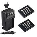 Newmowa NB-11L/NB-11LH Replacement Battery (2-Pack) and Charger Kit for Canon NB-11L/NB-11LH and Canon PowerShot A2300 IS, A2400 IS, A2500, A2600