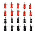 bnafes 4mm Banana Socket Kit Terminal Banana Binding Post Connector Jack Compatible for Arduino 10 Pairs