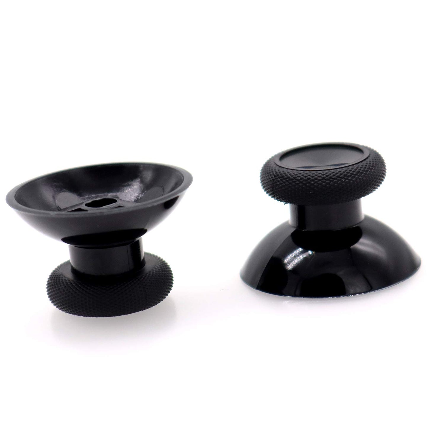 Deal4GO 2-Pack OEM Thumbsticks Concave Analog Replacement for Xbox one Controller Rubber Joystick Thumb Grips (Black)