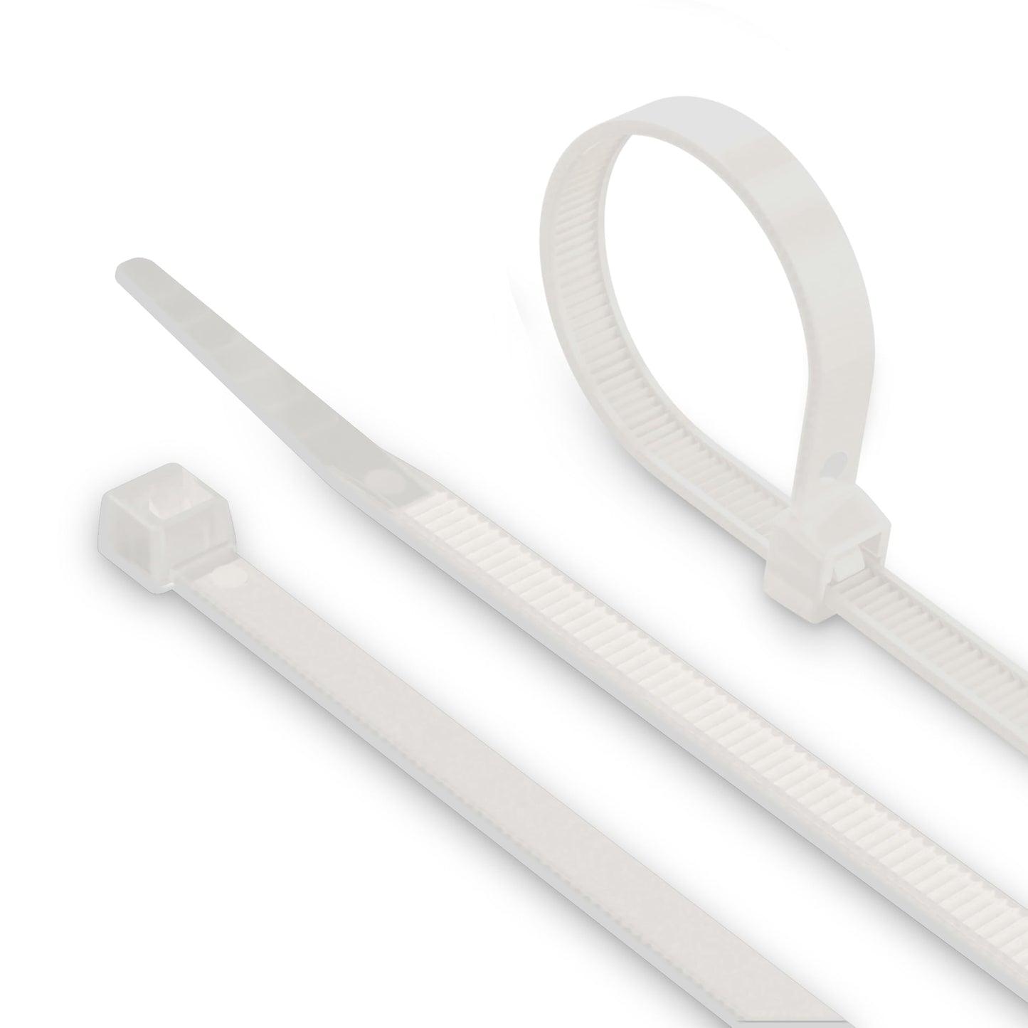 THE CIMPLE CO 7-Inch Zip Ties - Indoor/Outdoor Cable Ties for Cord and Wire Management, No Tools Needed - Strong Nylon Cable Holders 7 IN, 100 Pack