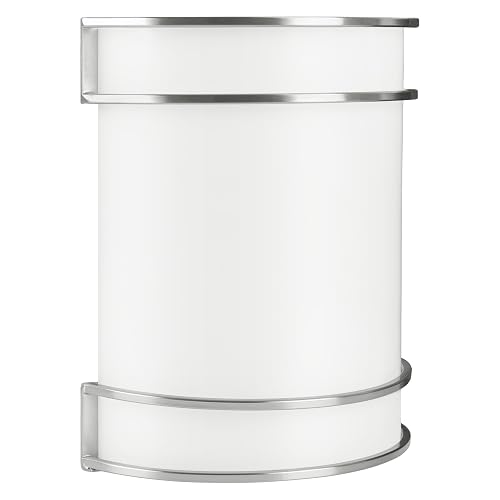 Sylvania 9" Hi-PerformaceLED Wall Sconce Light, 22W, 5 CCT (2700/3000/3500/4000/5000K), 1730 LMS, 90 CRI, Frosted - 1 Pack (65571)