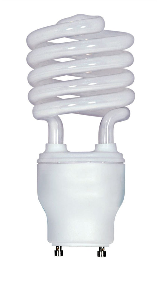 (2-Pack) Satco S8210 23-Watt 4100K GU24 Base Mini Spiral Compact Fluorescent Lamp, 100W Equal