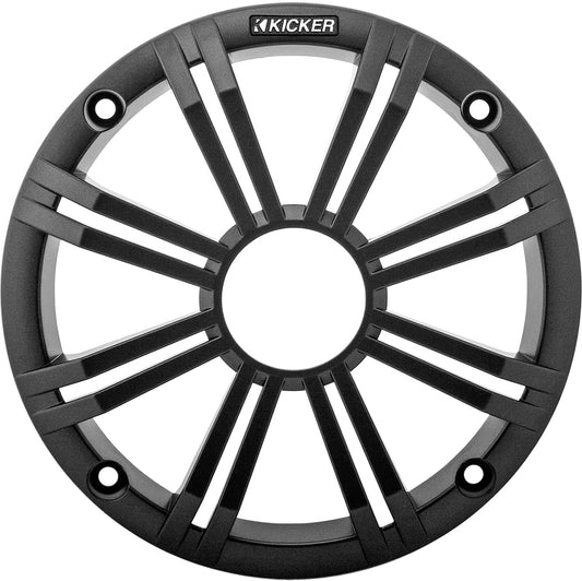KICKER 45BKMG8C 8" Marine Speaker Grille (Charcoal) Compatible ONLY 8" KM, KMFC and KMTC Series Marine Speakers - Price per Single Unit, 1 Grille