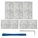 Onyehn D-Pad Button Conductive Film Sticker,Metal Dome Switch Sticker Replacement Kit for Xbox One Controller(10 Pack)