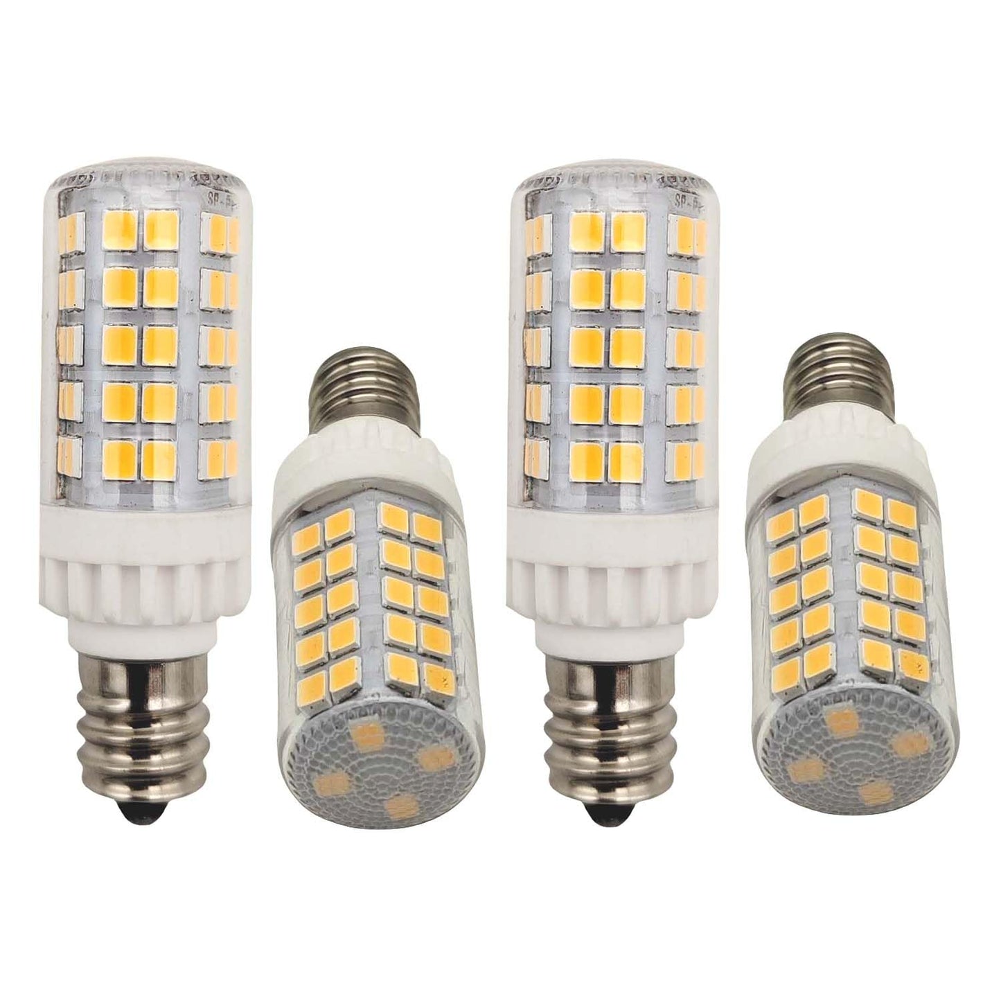 WELESHEI E12 LED Bulb 5W C7 Bulb 60 W Equivalent Halogen Daylight T6 Candelabra Bulb 60 Watt for Ceiling Fan Sewing Serger Light Fridger Microwave