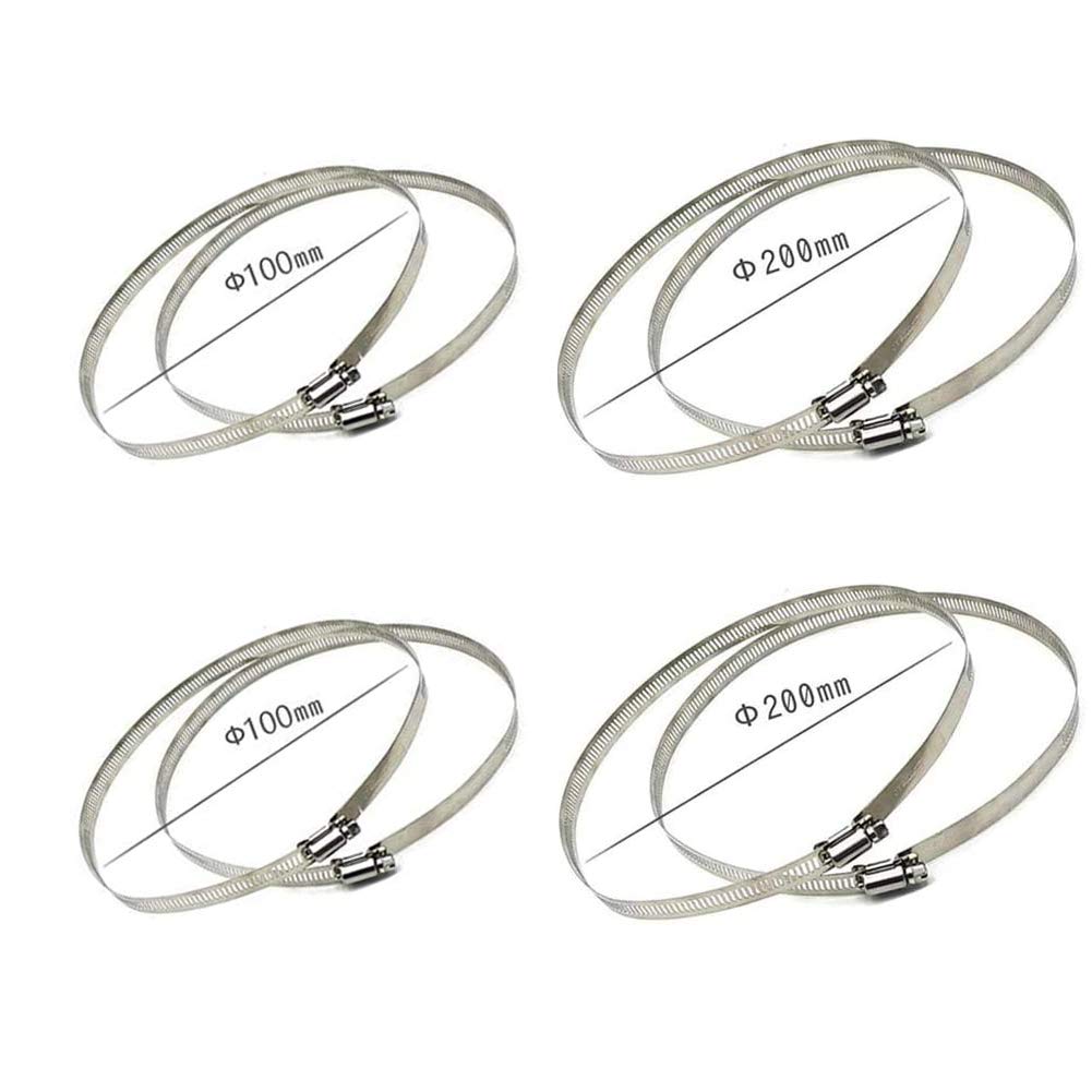Fox Baby Universal Vertical Pole Mounting Bracket for CCTV Security Camera PTZ Dome, Wall Mounting Loop Bracket with 8 Loops (2 Pcs)