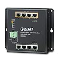 Planet WGS-804HP 8-Port 10/100/1000T Wall Mounted Gigabit Ethernet Switch with 4-Port PoE+