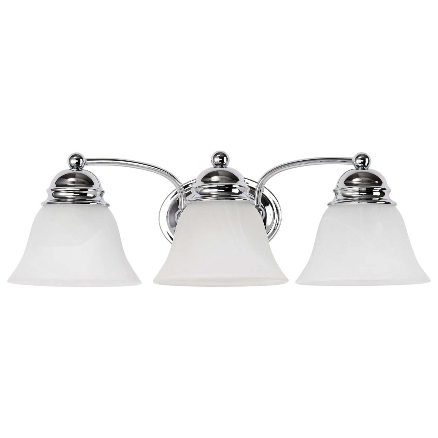 Nuvo Lighting 60/338 Traditional Three Light Vanity from Empire Collection in Chrome Finish