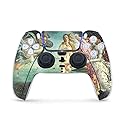 MightySkins Glossy Glitter Gaming Skin for PS5 / PlayStation 5 Controller - Birth of Venus | Durable High-Gloss Glitter Finish | Easy to Apply