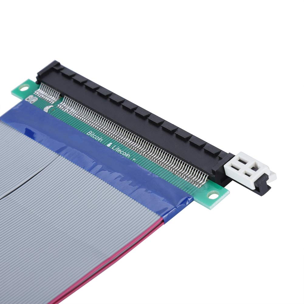 PCIE Riser Cable, 7.5Inch/19cm 16x High Speed Riser Cable - PCI Express Port GPU Extension Card