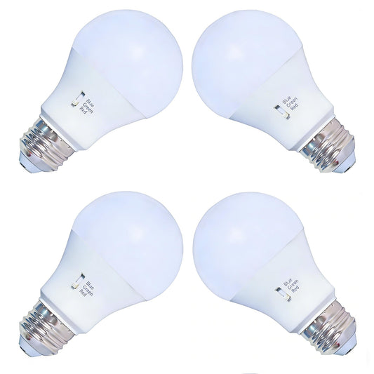 xmpuertai LED Color Changing Light Bulb, A19 9W, 3 Color Modes,60 Equivalent, Energy Saving, Ideal for Home, Party, and Ambient Lighting (4 Pack)